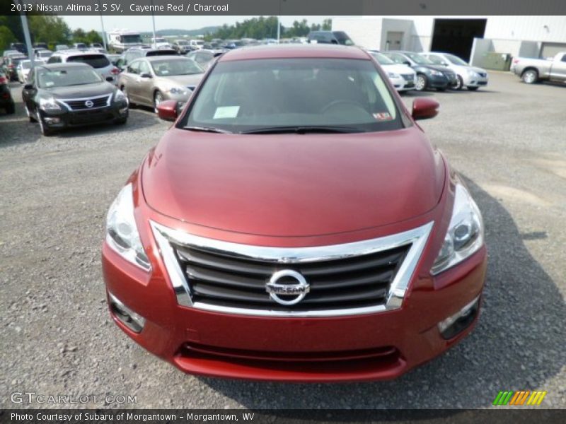 Cayenne Red / Charcoal 2013 Nissan Altima 2.5 SV