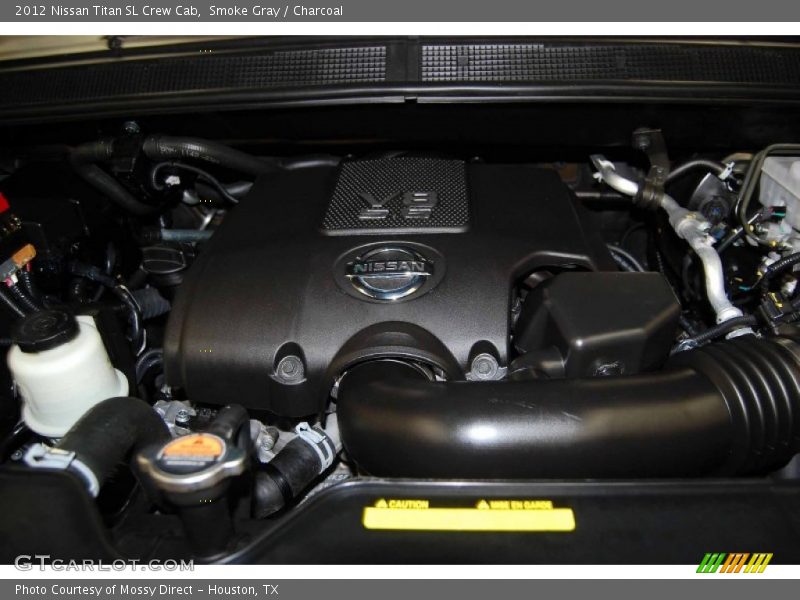 Smoke Gray / Charcoal 2012 Nissan Titan SL Crew Cab