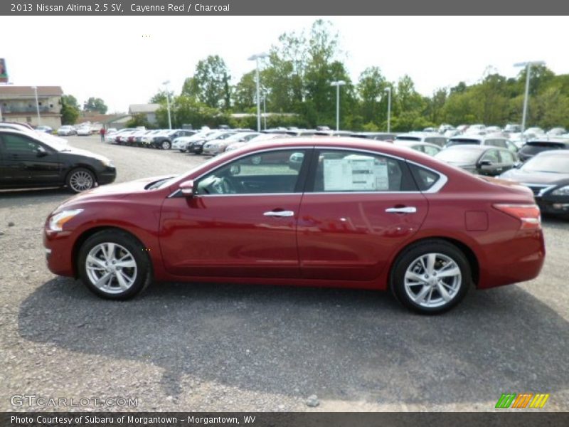 Cayenne Red / Charcoal 2013 Nissan Altima 2.5 SV