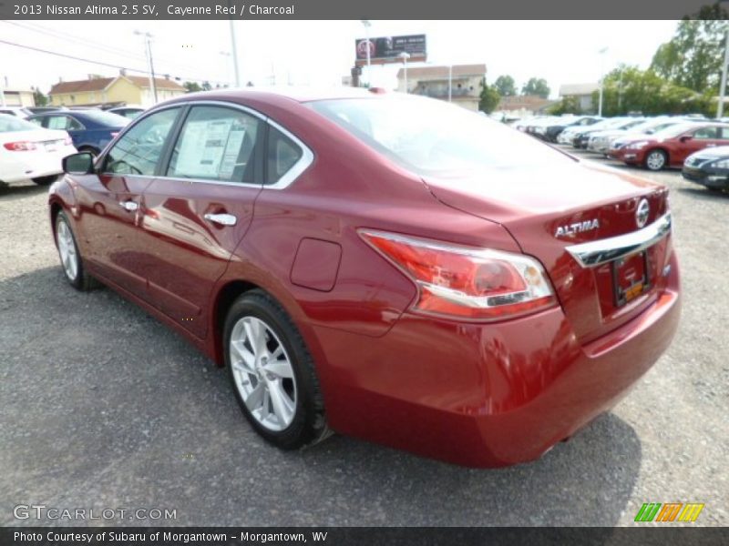 Cayenne Red / Charcoal 2013 Nissan Altima 2.5 SV