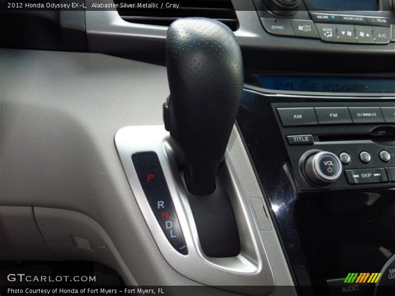 Alabaster Silver Metallic / Gray 2012 Honda Odyssey EX-L