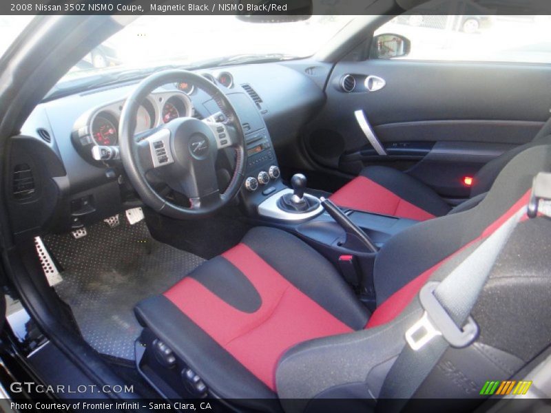 Magnetic Black / NISMO Black/Red 2008 Nissan 350Z NISMO Coupe
