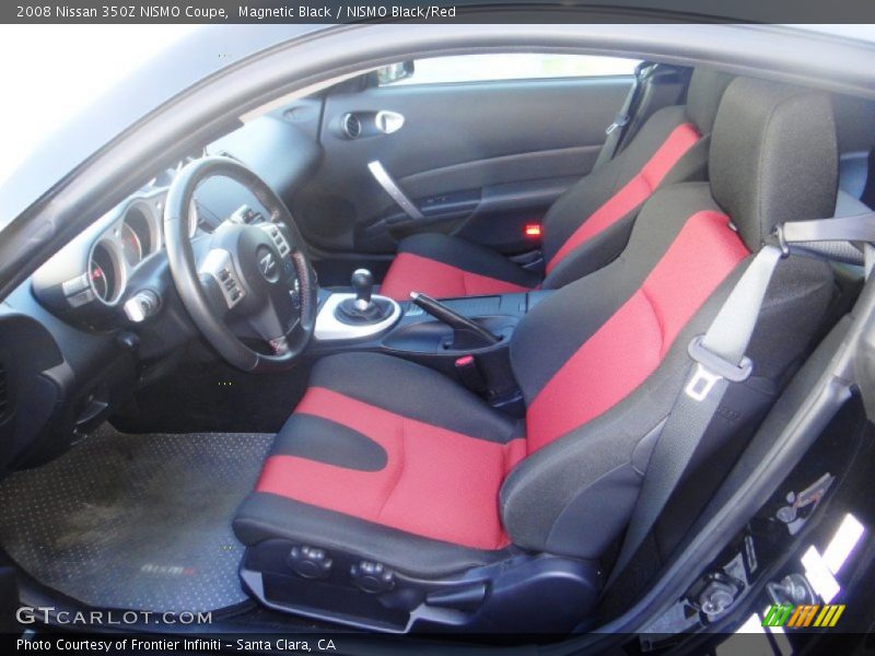 Magnetic Black / NISMO Black/Red 2008 Nissan 350Z NISMO Coupe