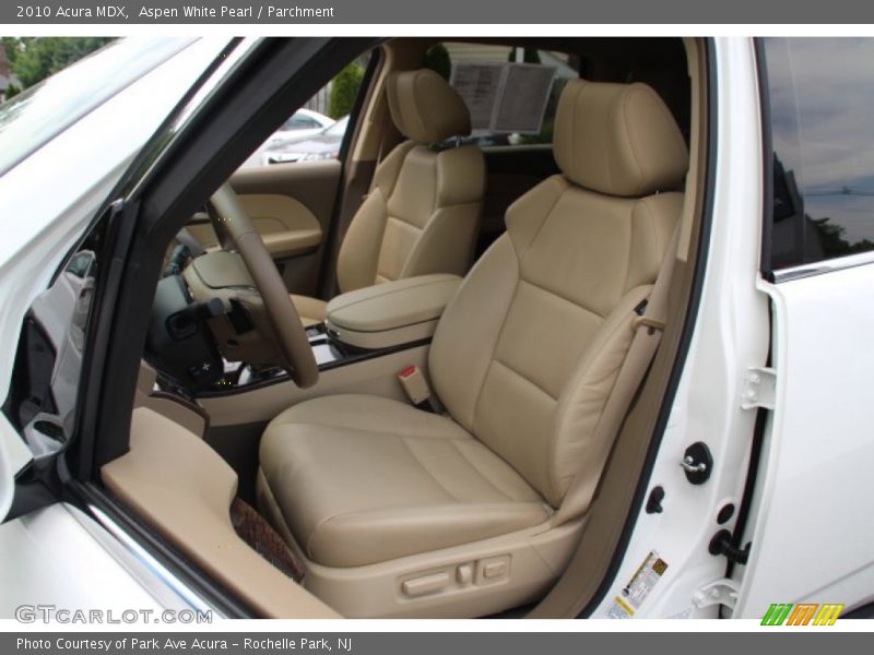 Aspen White Pearl / Parchment 2010 Acura MDX