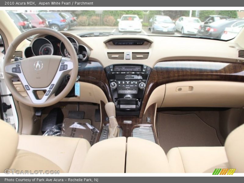 Aspen White Pearl / Parchment 2010 Acura MDX