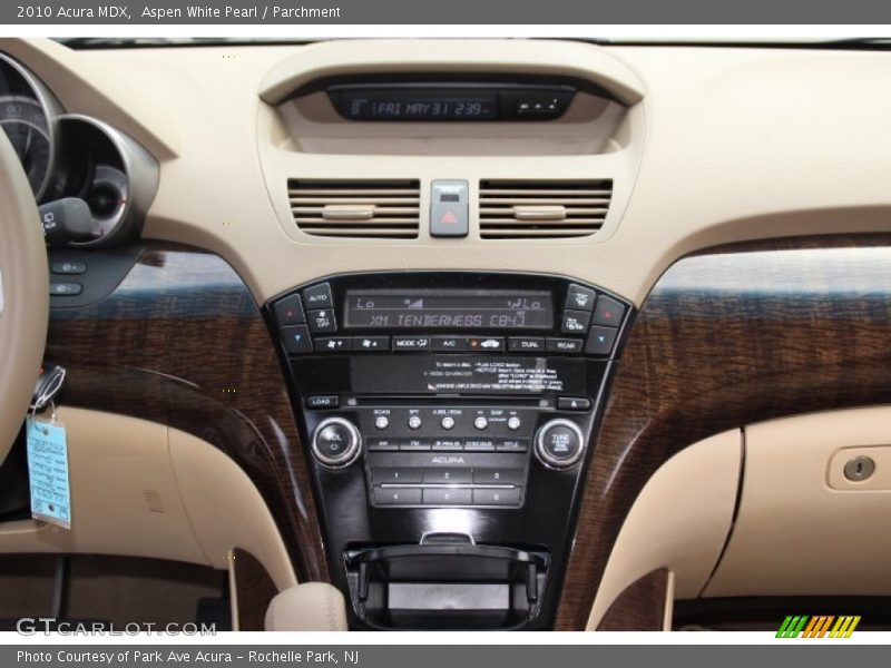 Aspen White Pearl / Parchment 2010 Acura MDX