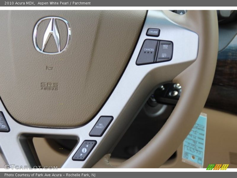Aspen White Pearl / Parchment 2010 Acura MDX