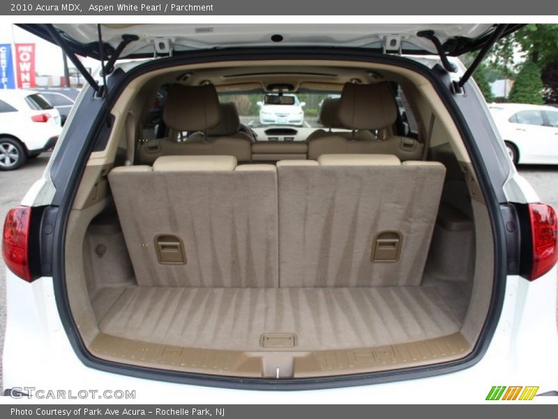 Aspen White Pearl / Parchment 2010 Acura MDX