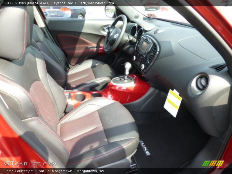 Cayenne Red / Black/Red/Silver Trim 2013 Nissan Juke SL AWD
