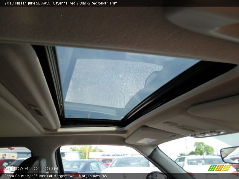 Cayenne Red / Black/Red/Silver Trim 2013 Nissan Juke SL AWD