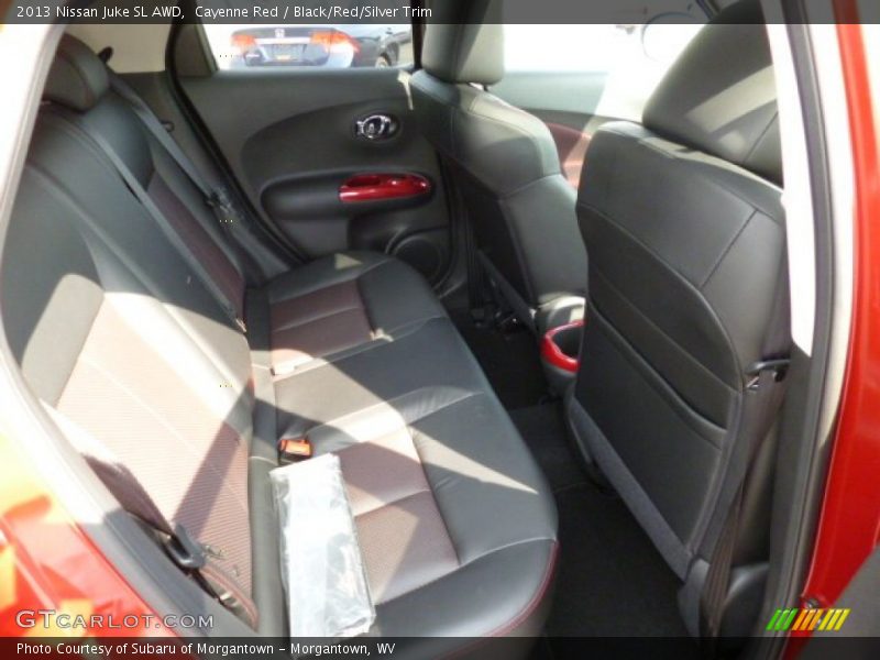 Cayenne Red / Black/Red/Silver Trim 2013 Nissan Juke SL AWD