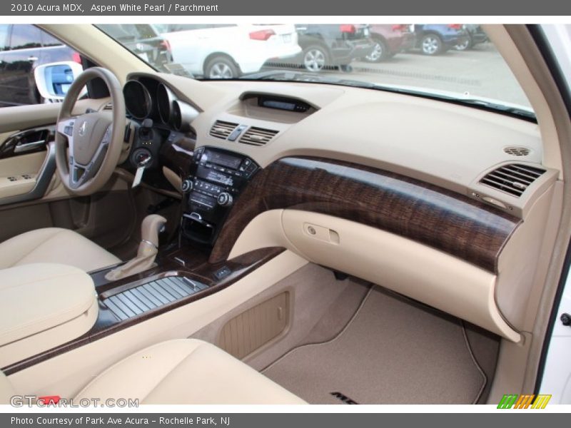 Aspen White Pearl / Parchment 2010 Acura MDX
