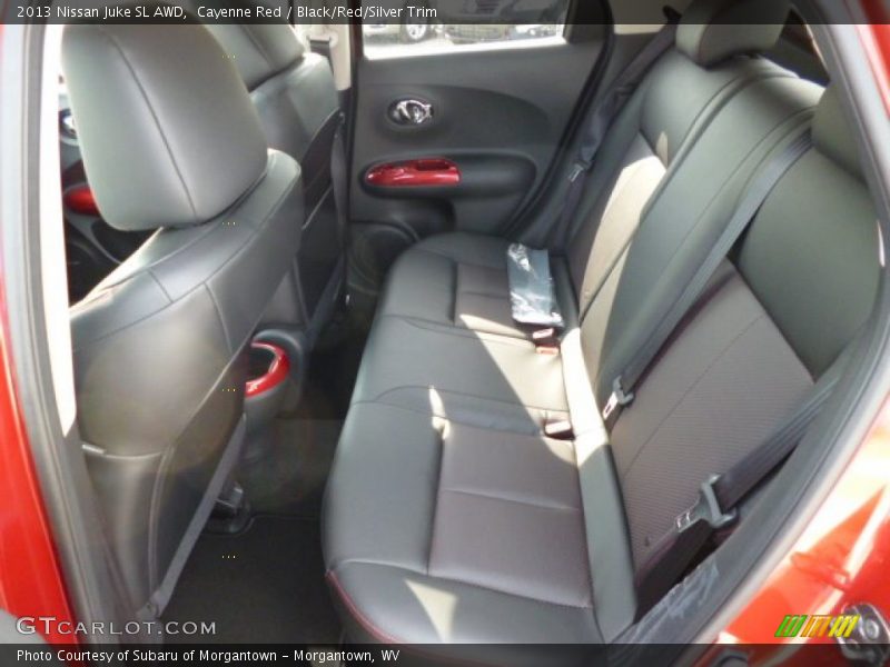 Cayenne Red / Black/Red/Silver Trim 2013 Nissan Juke SL AWD