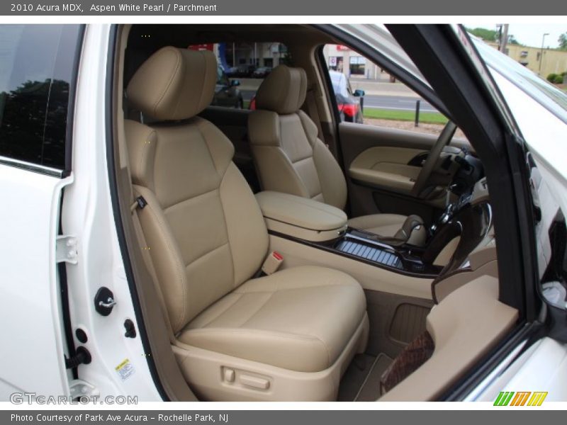Aspen White Pearl / Parchment 2010 Acura MDX