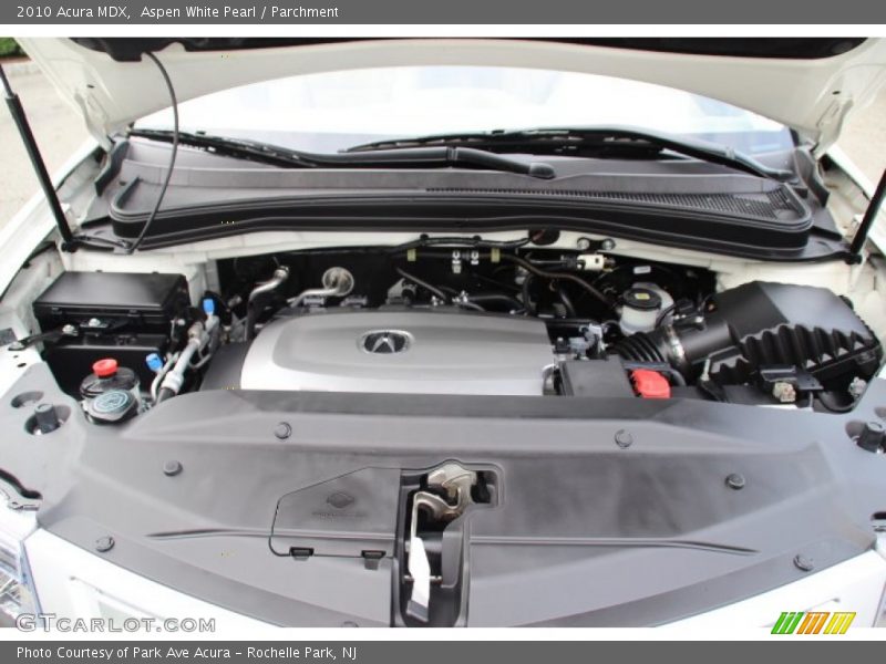 Aspen White Pearl / Parchment 2010 Acura MDX