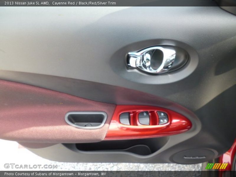 Cayenne Red / Black/Red/Silver Trim 2013 Nissan Juke SL AWD