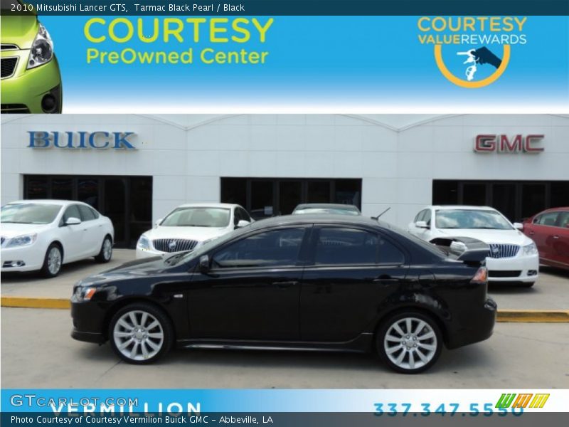 Tarmac Black Pearl / Black 2010 Mitsubishi Lancer GTS