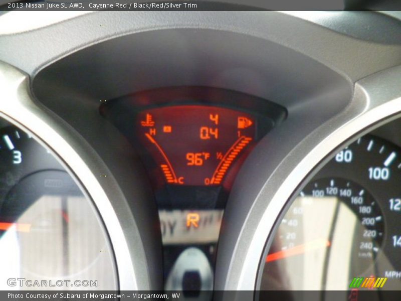 Cayenne Red / Black/Red/Silver Trim 2013 Nissan Juke SL AWD