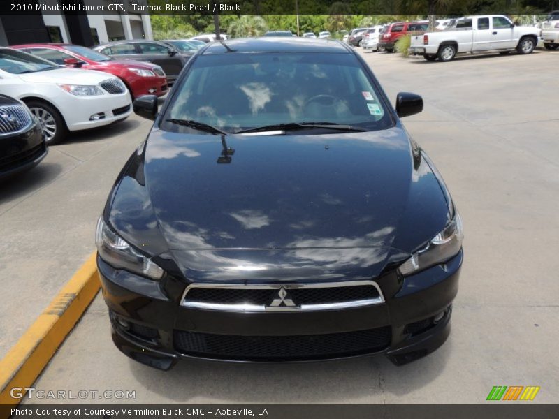 Tarmac Black Pearl / Black 2010 Mitsubishi Lancer GTS