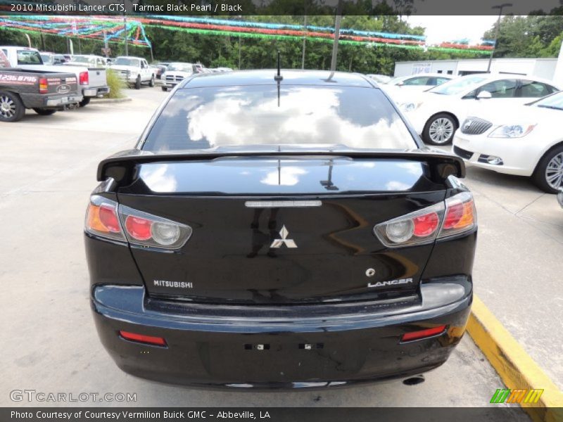 Tarmac Black Pearl / Black 2010 Mitsubishi Lancer GTS