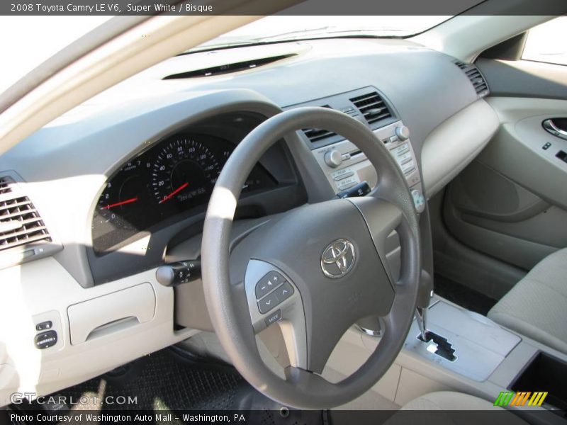 Super White / Bisque 2008 Toyota Camry LE V6