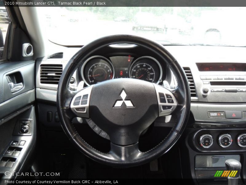 Tarmac Black Pearl / Black 2010 Mitsubishi Lancer GTS