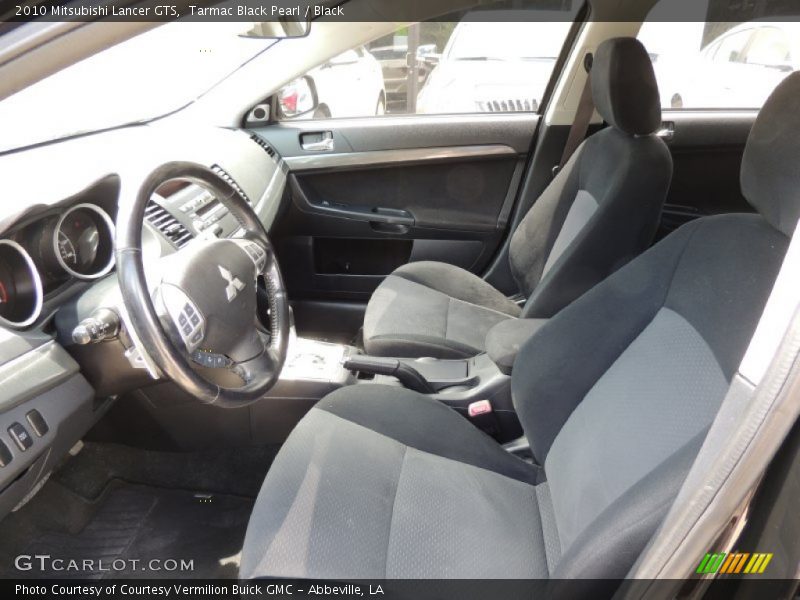 Tarmac Black Pearl / Black 2010 Mitsubishi Lancer GTS