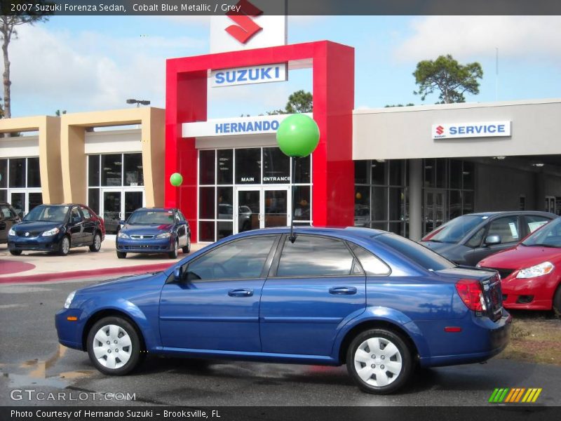 Cobalt Blue Metallic / Grey 2007 Suzuki Forenza Sedan