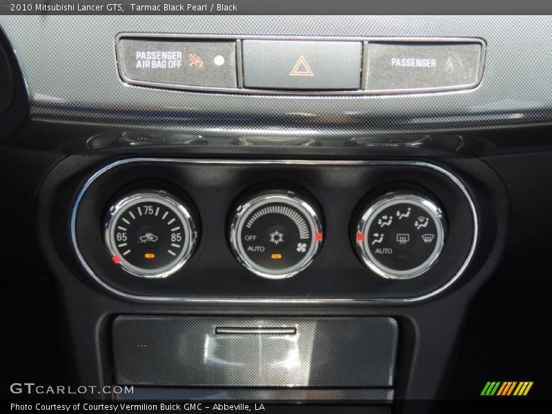 Tarmac Black Pearl / Black 2010 Mitsubishi Lancer GTS