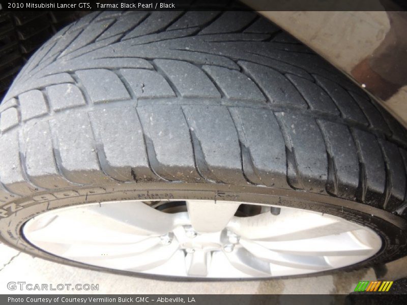 Tarmac Black Pearl / Black 2010 Mitsubishi Lancer GTS