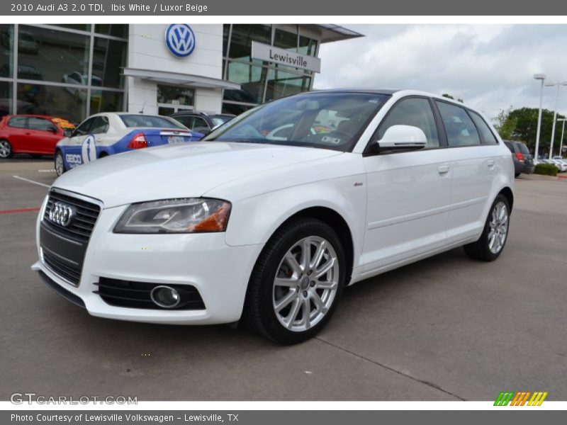 Ibis White / Luxor Beige 2010 Audi A3 2.0 TDI