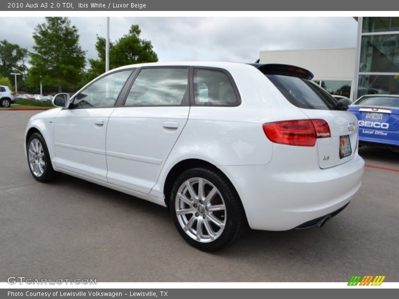 Ibis White / Luxor Beige 2010 Audi A3 2.0 TDI