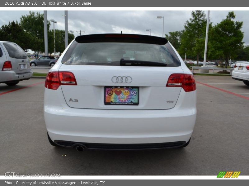 Ibis White / Luxor Beige 2010 Audi A3 2.0 TDI