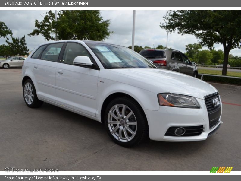 Ibis White / Luxor Beige 2010 Audi A3 2.0 TDI