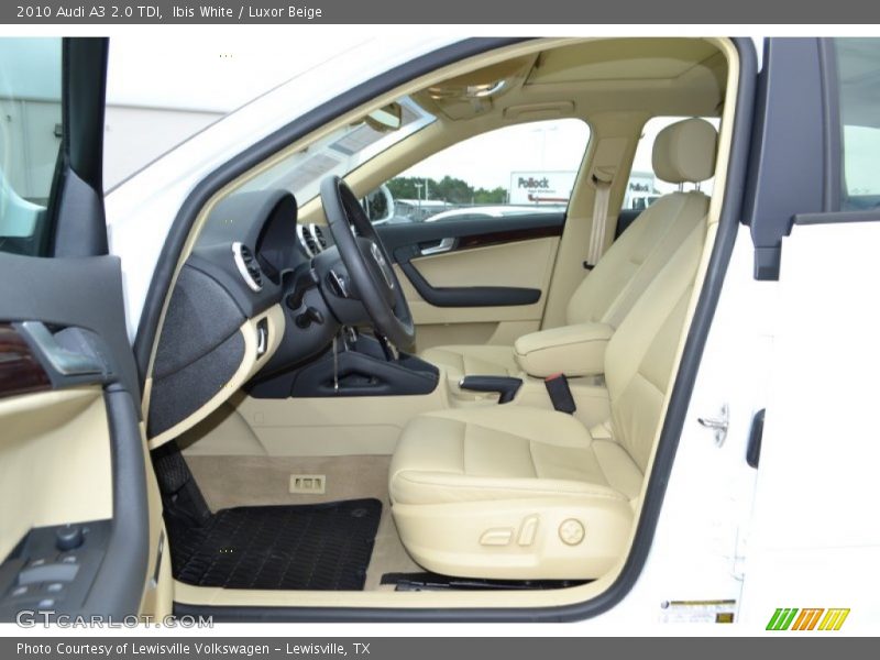 Ibis White / Luxor Beige 2010 Audi A3 2.0 TDI