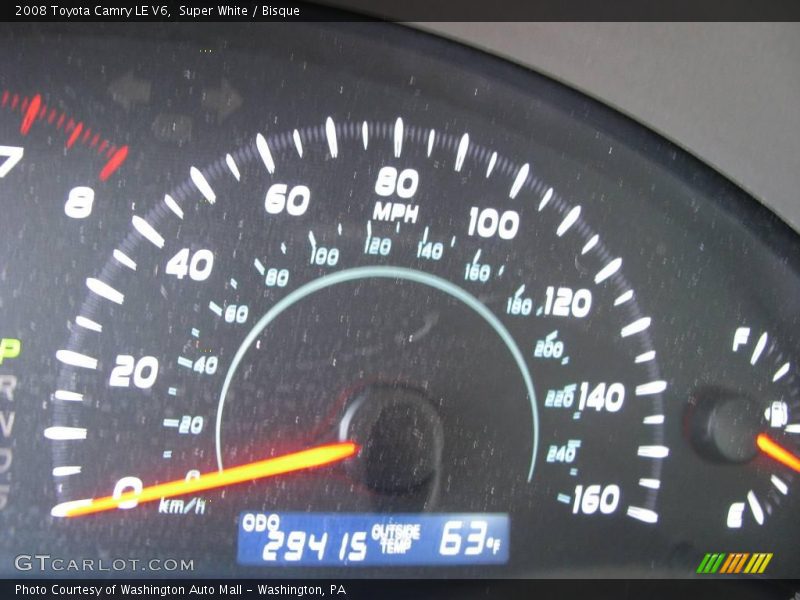 Super White / Bisque 2008 Toyota Camry LE V6