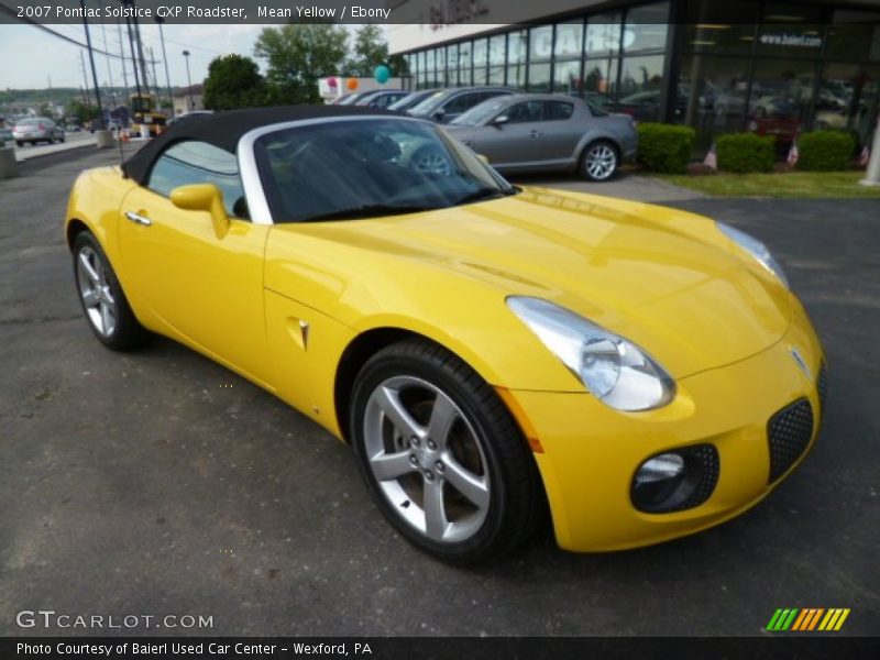 Mean Yellow / Ebony 2007 Pontiac Solstice GXP Roadster