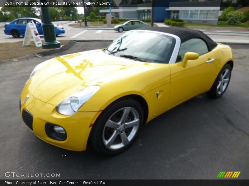 Mean Yellow / Ebony 2007 Pontiac Solstice GXP Roadster