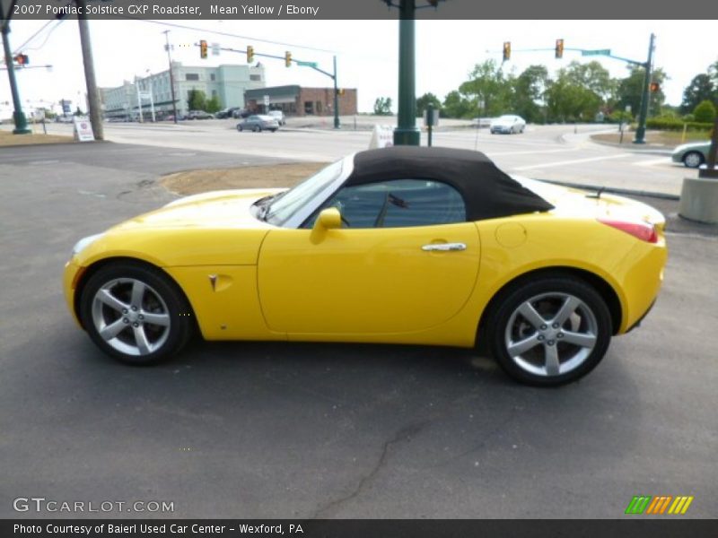 Mean Yellow / Ebony 2007 Pontiac Solstice GXP Roadster