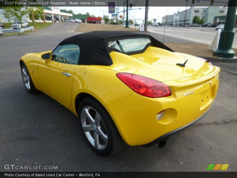 Mean Yellow / Ebony 2007 Pontiac Solstice GXP Roadster