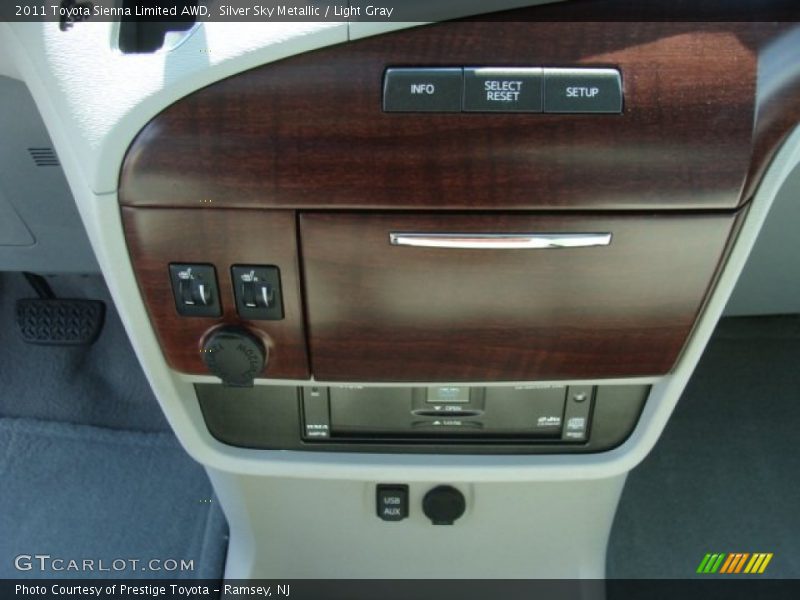 Silver Sky Metallic / Light Gray 2011 Toyota Sienna Limited AWD