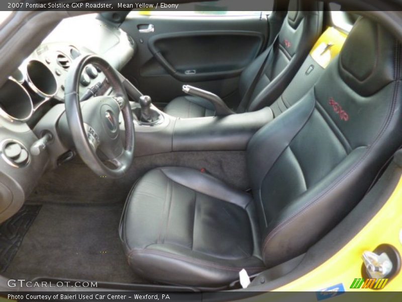 Front Seat of 2007 Solstice GXP Roadster