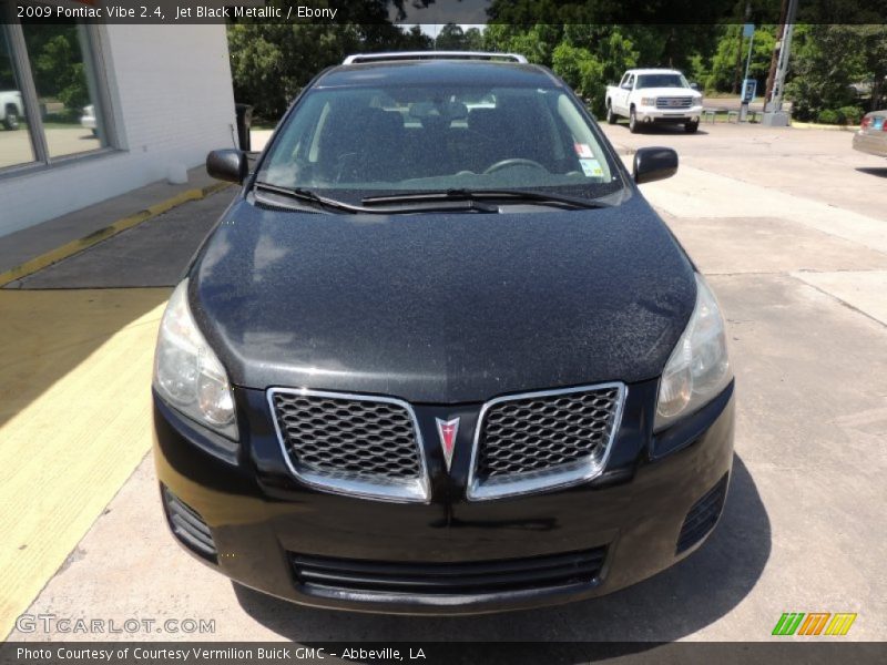 Jet Black Metallic / Ebony 2009 Pontiac Vibe 2.4
