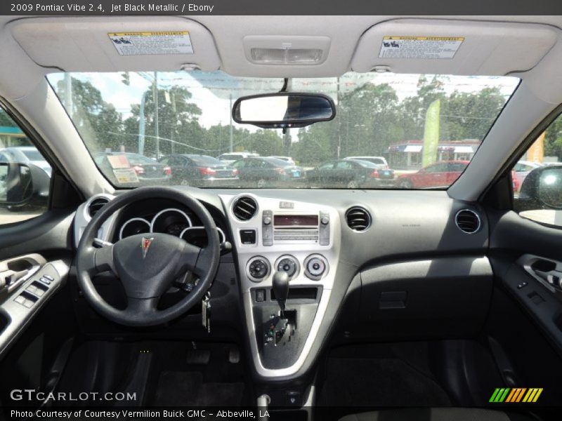 Jet Black Metallic / Ebony 2009 Pontiac Vibe 2.4
