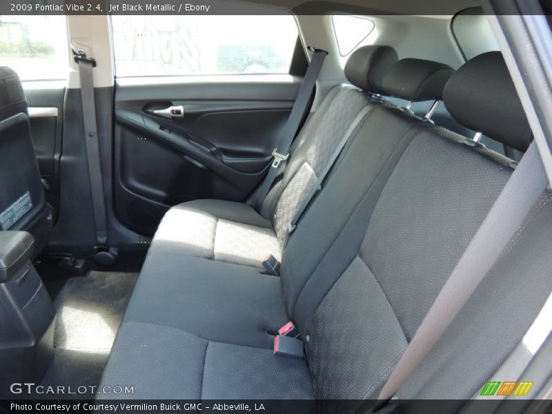 Jet Black Metallic / Ebony 2009 Pontiac Vibe 2.4