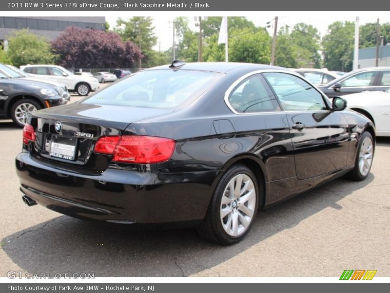 Black Sapphire Metallic / Black 2013 BMW 3 Series 328i xDrive Coupe