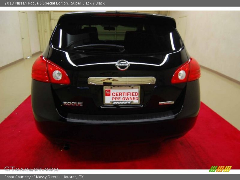 Super Black / Black 2013 Nissan Rogue S Special Edition