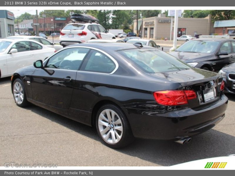 Black Sapphire Metallic / Black 2013 BMW 3 Series 328i xDrive Coupe