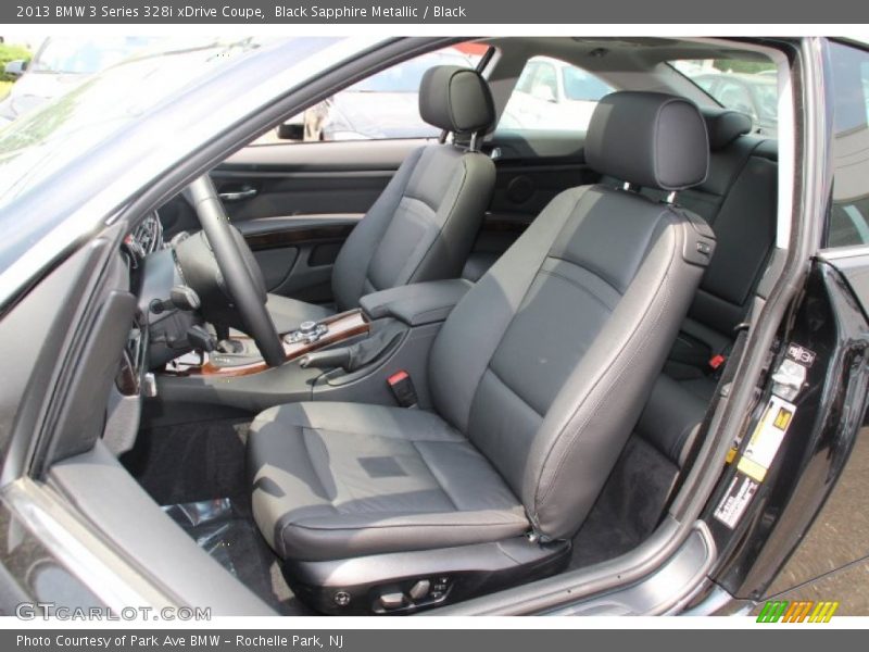 Black Sapphire Metallic / Black 2013 BMW 3 Series 328i xDrive Coupe
