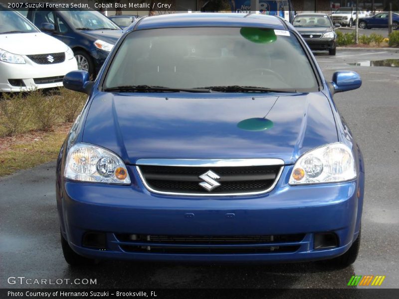 Cobalt Blue Metallic / Grey 2007 Suzuki Forenza Sedan